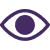ícone de visão, olhos